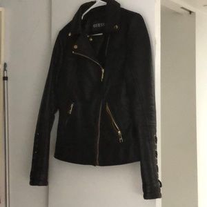 Guess Leather Jacket Women’s Medium